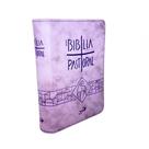Bíblia Sagrada Pastoral - Bolso - Zíper Lilas