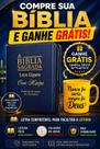 Bíblia Sagrada Possui Letras Confortáveis Harpa Cristã Tamanho Grande Slim Ultra fina Versão Almeida Zíper Azul