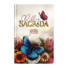 Bíblia Sagrada Slim ARC Capa Dura Flores e Borboletas Harpa e Corinhos Bíblia Sagrada Slim ARC Capa Dura Flores e Borboletas Harpa e Corinhos