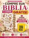 Bíblia Sagrada Tamanho Grande Capa Flor Dourada Luxo