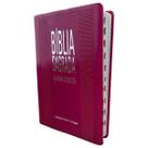 Bíblia Sagrada Ultrafina com Harpa Cristã CPAD Almeida Revista e Corrigida COR:PINK
