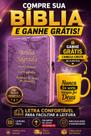 Bíblia Tamanho Grande Luxo Feminina - Lilás