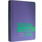 Bíblia Todo Dia com Espaço para Anotações AM Letra Grande Capa Dura Roxa - Editora Vida