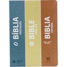 Bíblia Trilíngue - NAA/ESV/RVC - colorida