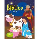 Bíblico jesus - livro de colorir + adesivos