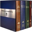 Biblioteca Acadêmica 4 Volumes Capa Dura Septuaginta Biblia Sacra Vulgata Biblia Hebraica Novo Testamento Grego