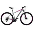 Bic. Cairu Nitro ARO 29 AL 21V 17.5 - 311375 CINZA/ROSA Bic. Cairu Nitro ARO 29 AL 21V 17.5 - 311375 CINZA/ROSA