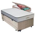 Bicama Baú Bege + Colchão Orthopedic D33 V-Store 78x188x74 Bicama Baú Bege + Colchão Orthopedic D33 V-Store 78x188x74