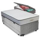 Bicama Baú + Colchão Orthopedic D33 V-tech Solteirão