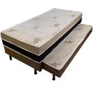 Bicama Box Absolut Solteiro Ortopédica 88x188x32cm Bio Flex Cor Marrom