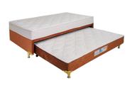 Bicama Box com Cama Auxiliar de Molas Ensacadas nas Duas Camas Solteiro da Sleep