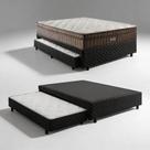 Bicama Box com Colchão de Espuma D70 Pillow In Ultra Dream D Angelis + Auxiliar de Espuma D28 Positanno Casal 138cm