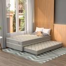 Bicama Box com Colchão Master Hotel Solteiro Molejo Superelastic (67x88x188) Bege Bicama Box com Colchão Master Hotel Solteiro Molejo Superelastic (67x88x188) Bege