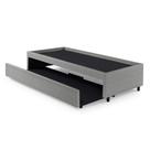 Bicama Box para Dois Colchões Viúvo 120x203 Cinza