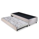 Bicama Box Solteiro 96x203 com Colchão Auxiliar Ecoflex