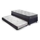 Bicama Box Solteiro King com Colchão Adapto Ecoflex Molas Ensacadas Suede 96x203cm B&G