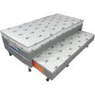 Bicama Box Solteiro Mola Ensacada Aloe 88X188X45 Ortofirme