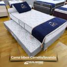 Bicama Cama com auxiliar com molas ensacadas Cama Bibox Sleep Colchões