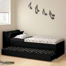 Bicama com baú cama quarto visitas Ditália BB-28