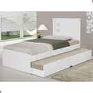 Bicama Com Cama Auxiliar Bibox Solteiro Diversas Cores - Branco Bicama Com Cama Auxiliar Bibox Solteiro Diversas Cores - Branco