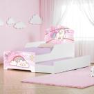 Bicama infantil tick unicórnio rosa