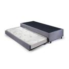 Bicama Solteiro 88x188x36cm Suede com Colchão Auxiliar D23 78x177x12cm Ecoline B&G