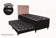 Bicama Solteiro Colchão Conjugado D28 Com Cama Auxiliar 10cm