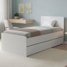 Bicama Solteiro com Cama Auxiliar Deslizante, Estrutura Resistente e Design Compacto