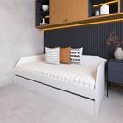 Bicama Solteiro Duo com Cama Auxiliar em Mdf Premium Branco