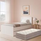 Bicama Solteiro MDF Robusta com Cama Auxiliar + 2 Colchões D33