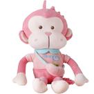 Bichinho de Pelúcia Macaquinho 50cm Bene Casa Rosa Bichinho de Pelúcia Macaquinho 50cm Bene Casa Rosa