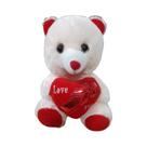 Bichinho Urso Ursinho De Pelúcia Presente Menino Menina 22cm Cor:Marrom Claro Love You Bichinho Urso Ursinho De Pelúcia Presente Menino Menina 22cm Cor:Marrom Claro Love You