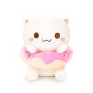 Bicho de pelúcia AIXINI Cute Plush Donut Cat 25 cm para crianças