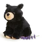 Bicho de pelúcia aquece Junior Black Bear Junior para micro-ondas