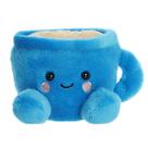 Bicho de pelúcia Aurora Adorable Palm Pals Letti Latte Blue 12 cm