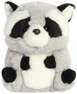 Bicho de pelúcia Aurora Rolly Pet Ripley Raccoon Grey 13cm