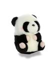 Bicho de pelúcia Aurora Round Rolly Pet Precious Panda 12cm