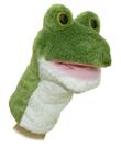 Bicho de pelúcia com fantoche manual Aurora Interactive Frog 25 cm