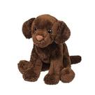 Bicho de pelúcia Douglas Finn Chocolate Lab Dog Pelush 13cm