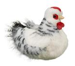 Bicho de pelúcia Douglas Salty Black & White Hen Chicken 23cm