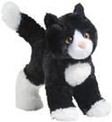 Bicho de Pelúcia Douglas Snippy - Gato Preto e Branco (20cm)