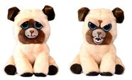 Bicho de Pelúcia Feisty Pets - Pug Manny (8,5cm)