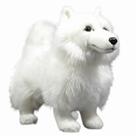 Bicho de pelúcia FRANKIEZHOU Samoyed White 30cm para crianças