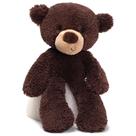 Bicho de pelúcia GUND Fuzzy Teddy Bear Chocolate Brown 34cm
