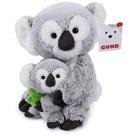 Bicho de pelúcia GUND Zozo The Koala Bear com Joey 25 cm cinza/branco Bicho de pelúcia GUND Zozo The Koala Bear com Joey 25 cm cinza/branco