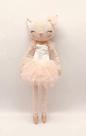 Bicho de pelúcia Laila e Lainey Plush Ballerina Cat 16,5 cm