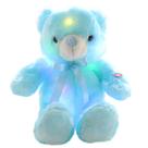 Bicho de pelúcia LED Teddy Bear social Glow 46 cm azul