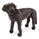 Bicho de pelúcia Melissa e Doug Giant Black Lab 77,47 cm de altura
