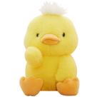 Bicho de pelúcia OUKEYI Pelush Ducklings Velvet Duck 23 cm amarelo