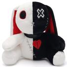 Bicho de pelúcia Qleewei Goth Bunny Plush Rabbit 25 cm/30 cm Bicho de pelúcia Qleewei Goth Bunny Plush Rabbit 25 cm/30 cm